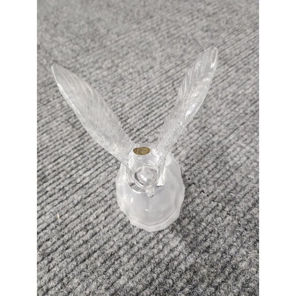 VTG 1993 Cristal D' Arques France Lead Crystal Cut Glass Flying Bird Figurine - Picture 12 of 13